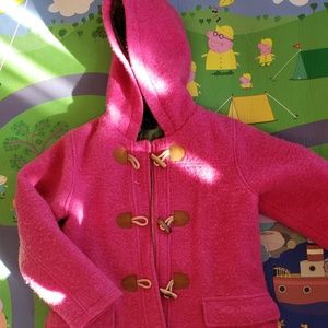 Mini boden toggle wool coat